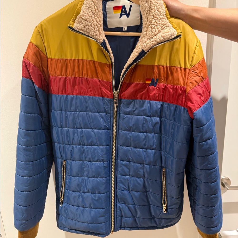 Aviator Nation Men Large Puffer Jacket